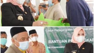 BAZNAS Bagikan Paket Sembako 372 Ke- Pedagang Kaki Lima