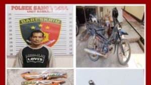 Pelaku Curanmor Diringkus Polsek Sanga Desa