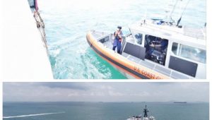 KN. Pulau Dana–323 Bakamla RI Passing Exercise Bersama USCGC Munro–755