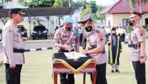Kapolres Pekalongan Pimpin Langsung Upacara Sertijab Wakapolres Pekalongan