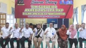 LPA-PKP Sambangi Klinik Lapas Kelas IIB Padangsidimpuan