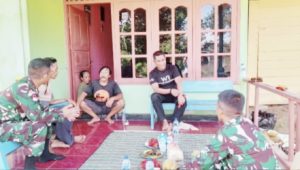 Tokoh Adat dan Masyarakat Sota Bersama Satgas Pamtas, Kawal Pemilu 2024 di Wilayah Perbatasan RI-PNG