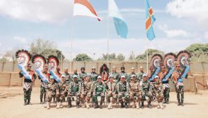 Satgas Indo RDB XXXIX-F Monusco Terima Kunjungan Military Police Contingent Commander