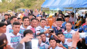 Bupati Muna Hadiri Final Sepakbola HUT RI Ke-79 Gebyar Muna Utara Cup 1 ABCD FC VS Lakarama FC