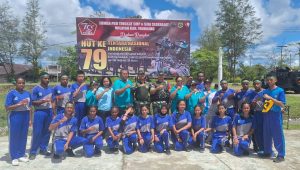 Memperingati HUT TNI Ke-79, Kodim 1715/Yahukimo Gelar Lomba PBB Antar Sekolah