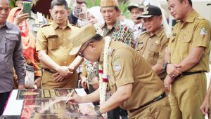 Pj. Wali Kota Bekasi Resmikan 5 Taman di Kecamatan Rawalumbu