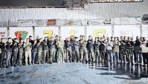 Perkuat Sinergitas Apkam Puncak Jaya, Satgas Yonif 715/Mtl Ajak Buka Bersama di Bulan Ramadhan