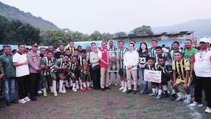 Turnamen Sepak Bola Garuda Gerindra Alor Cup I 2025 Resmi Ditutup, Wagub NTT Apresiasi Sportivitas dan Potensi Atlet Muda