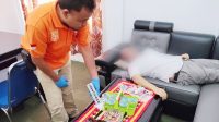 Inafis Polres Tanggamus Olah TKP Temuan Mayat PNS di Kantor DPMPTSP