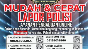 Police Goes To School, Polres Jakbar Sebar Call Center di 8 Polsek Jajaran