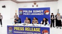 Polres Labuhanbatu Ungkap Tindak Pidana Selama Periode Bulan Januari-April 2026
