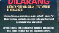 Polri Tegaskan Larangan Live Streaming Saat Bertugas, Jaga Profesionalitas Anggota